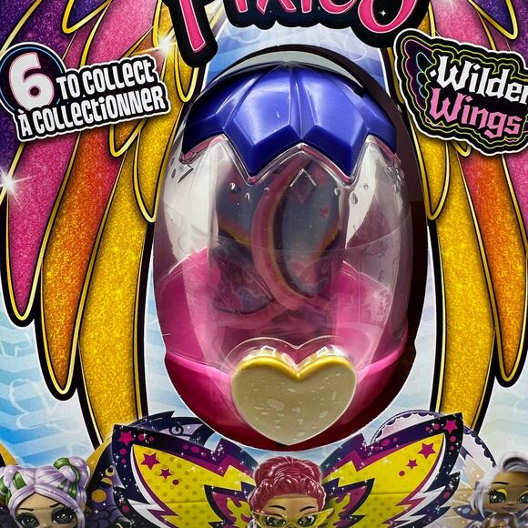 NEW Hatchimals Pixies Wilder Wings Cutesy Carlee Includes 2 Accessories - Picture 3 of 6